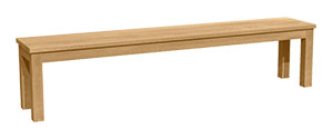 Red Oak Bench BE076R-CLAS
